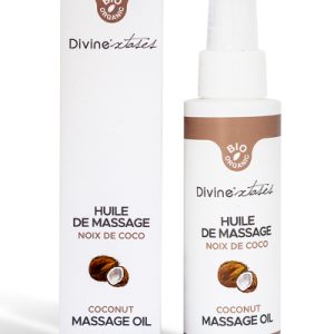 Huile de massage gourmande BIO Noix de coco
