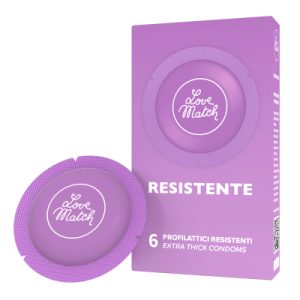 6 Préservatifs ULTRA résistants - Love Match