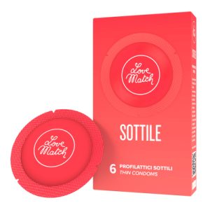 6 Préservatifs fins Love Match