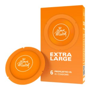 6 préservatifs extra-large Love Match