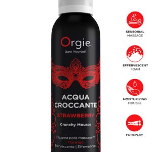 Mousse de massage effervescente Fraise 150ml