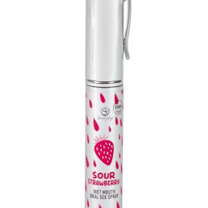 Spray sexe oral et bouche humide à la fraise acide