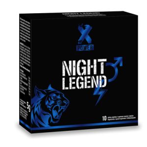 Booster sexuel masculin à effet rapide Night Legend (10 gélules)